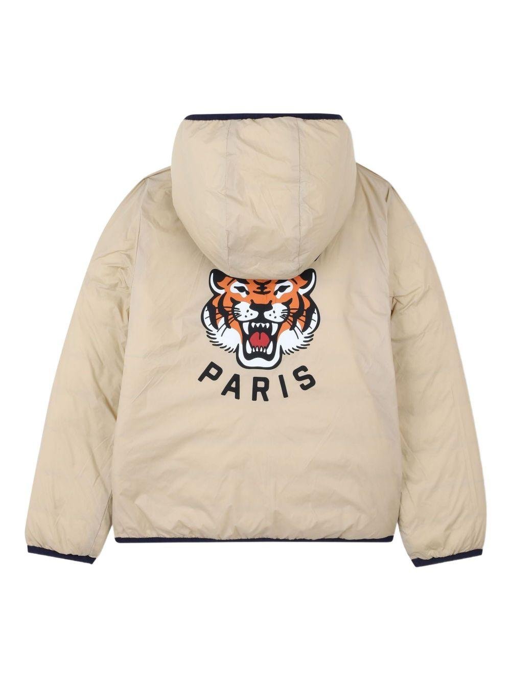 Giubbino per bambino Kenzo Kids multicolore con cappuccio - Rubino Kids