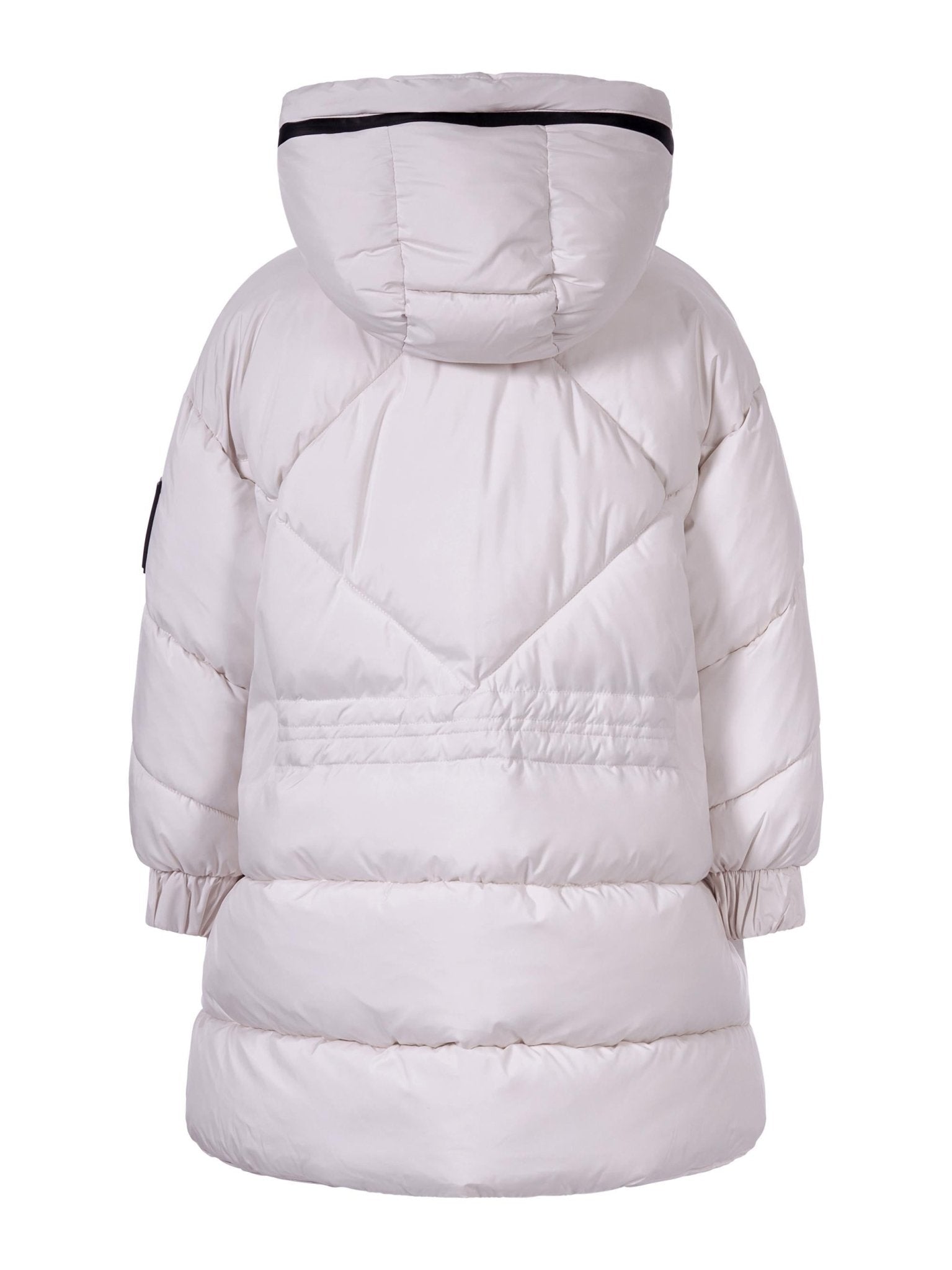 Giubbino per bambino MSGM Kids bianco con design trapuntato - Rubino Kids
