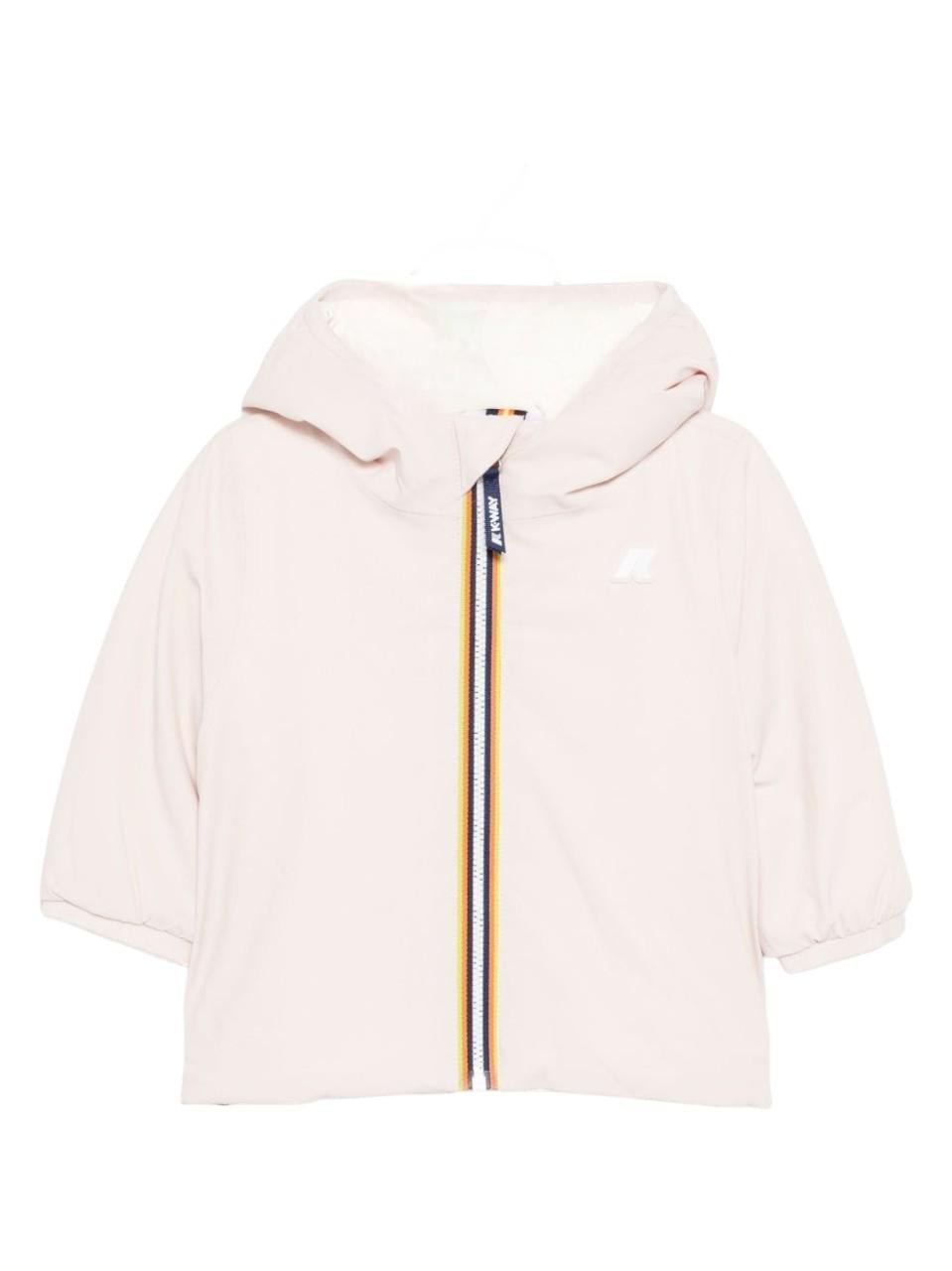 Giubbino per neonata K - Way Kids Jack rosa con design imbottito - Rubino Kids