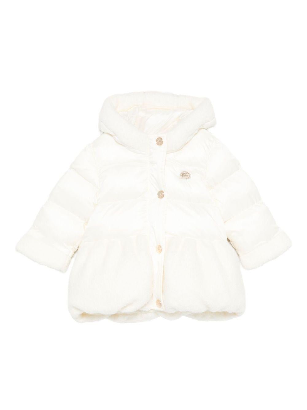 Giubbino per neonata Tartine Et Chocolat bianco con motivo con logo - Rubino Kids