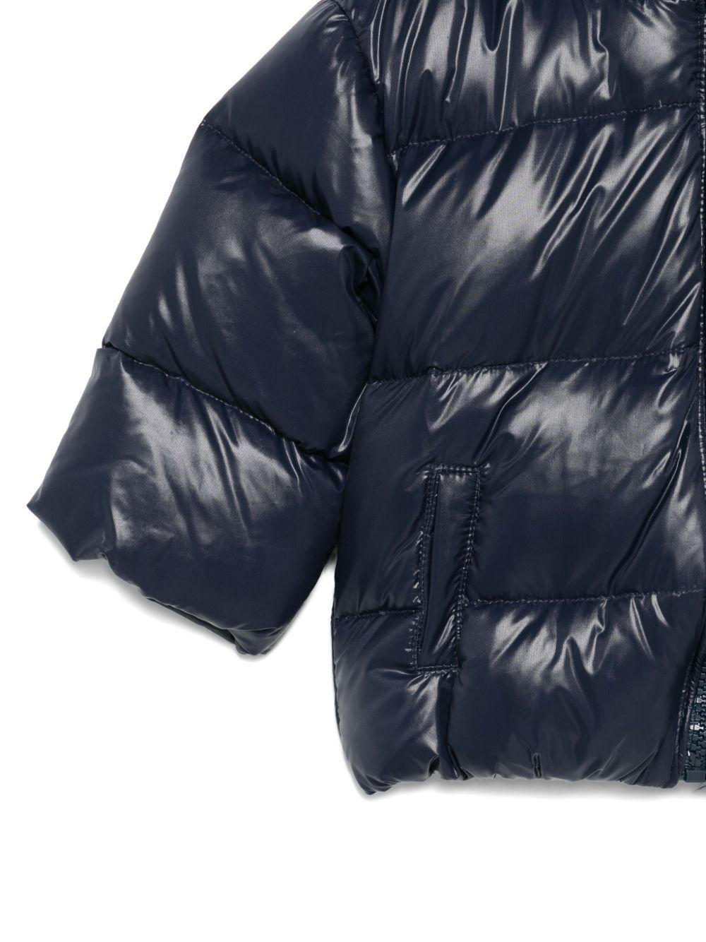 Giubbino per neonato Fay Kids blu con cappuccio - Rubino Kids