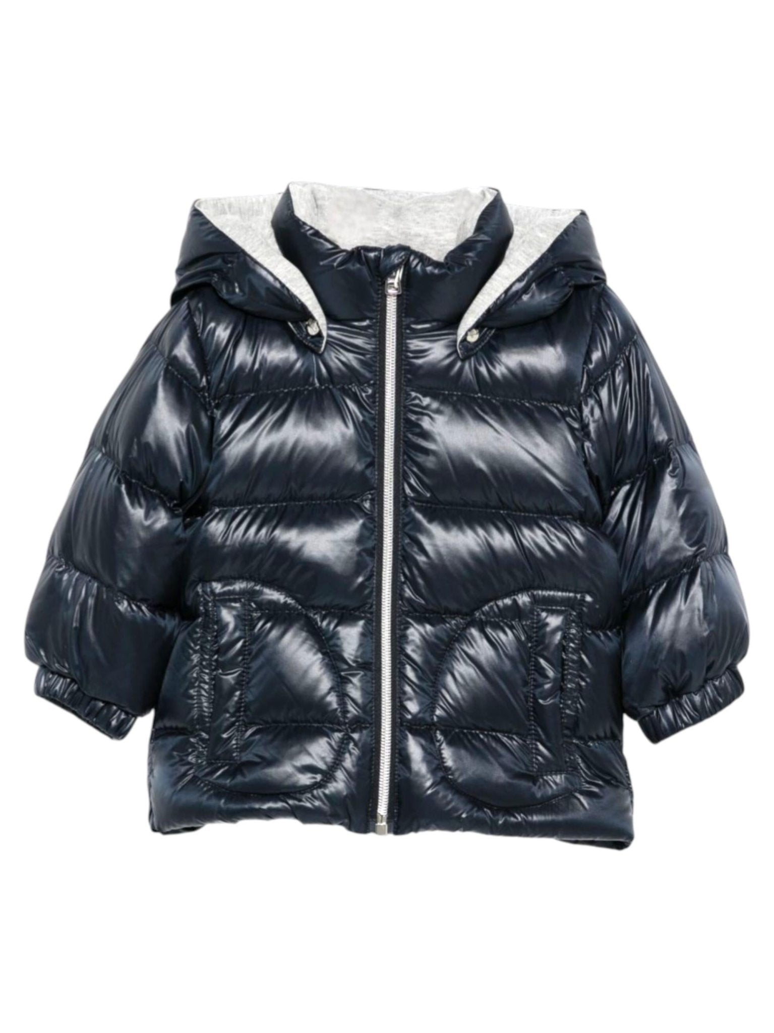 Giubbino per neonato Herno Kids blu modello trapuntato - Rubino Kids