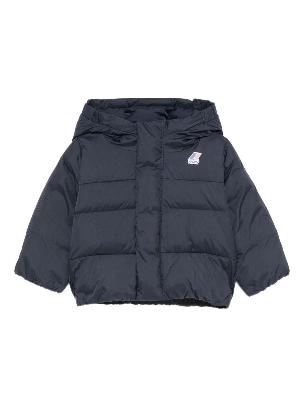 Giubbino per neonato K - Way Kids blu con design trapuntato - Rubino Kids