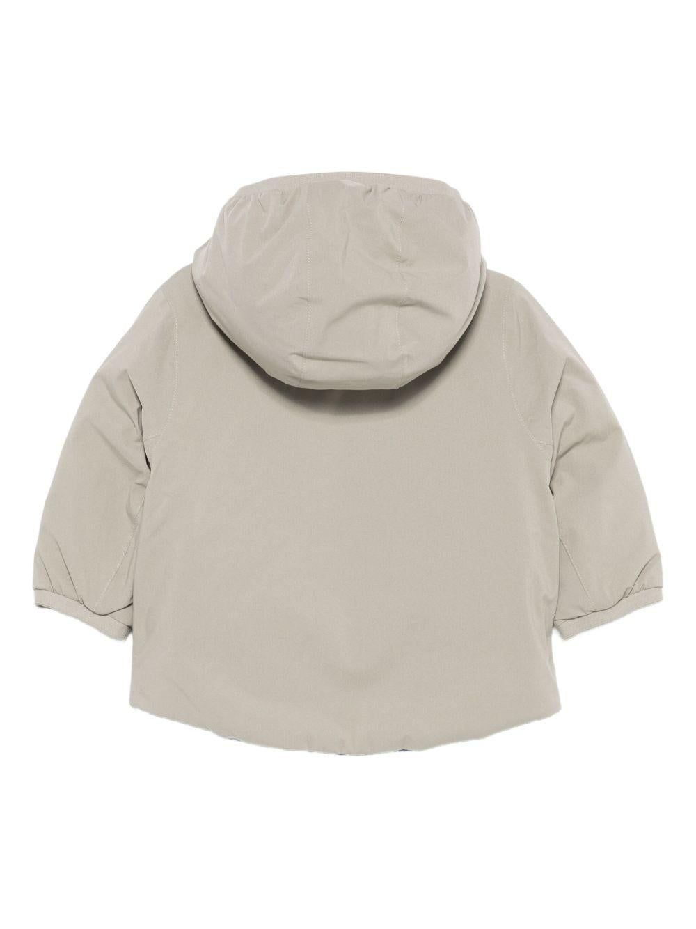 Giubbino per neonato K - Way Kids grigio con design reversibile - Rubino Kids