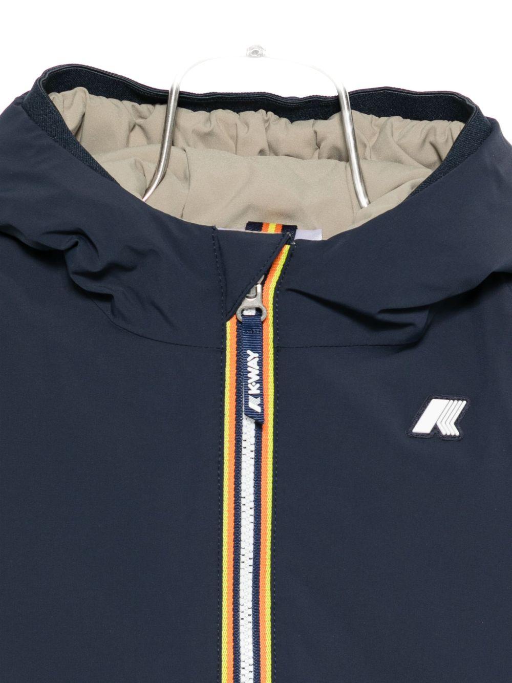 Giubbino per neonato K - Way Kids Jack blu con design imbottito - Rubino Kids