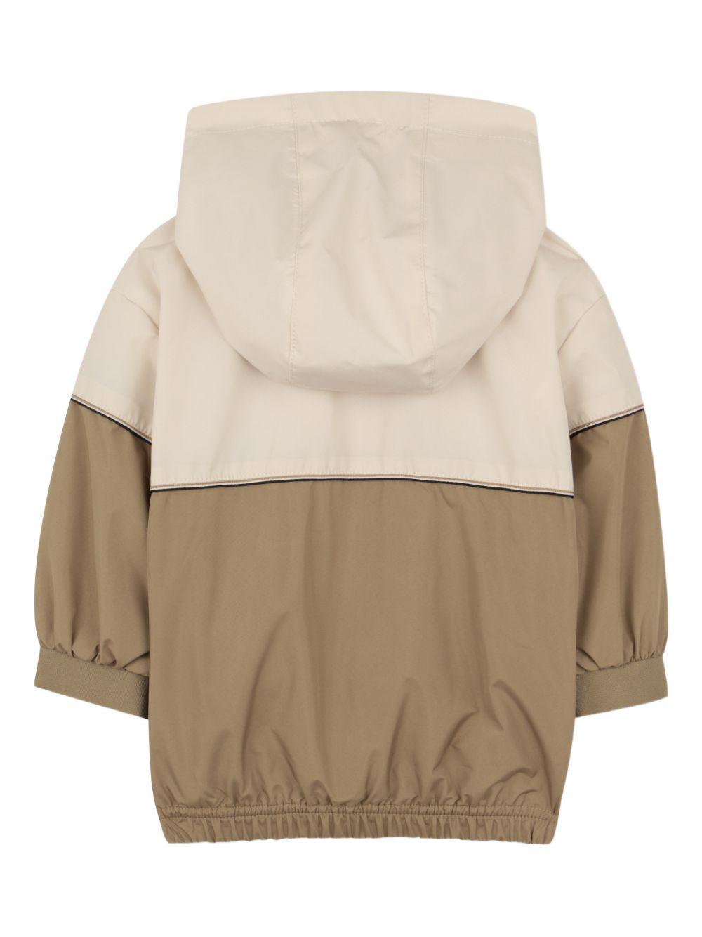 Giubbotto per neonato Boss Kids con cappuccio - Rubino Kids