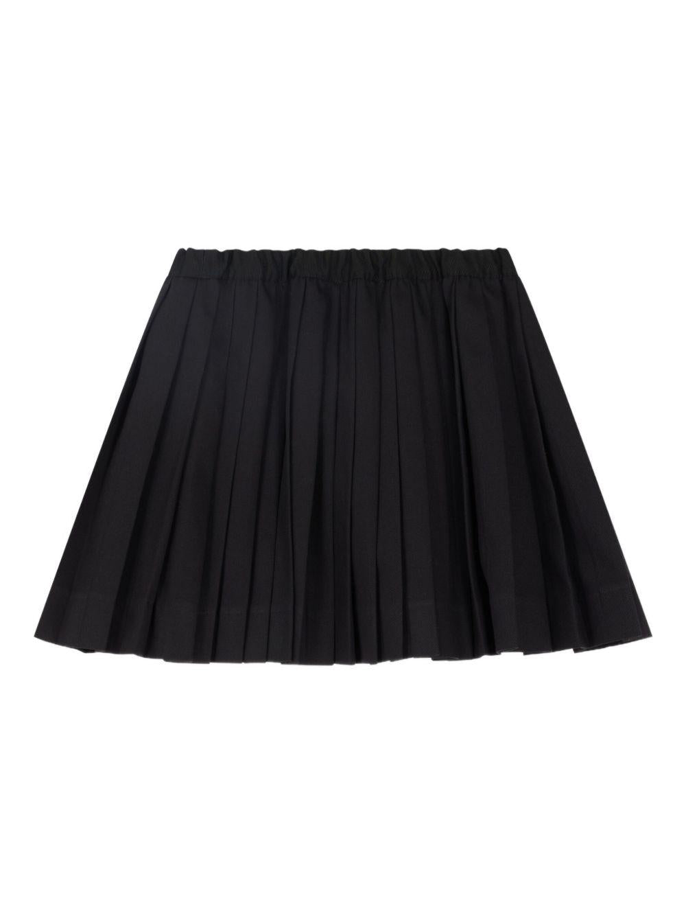 Gonna per bambina Bonpoint nera con design plissettato - Rubino Kids