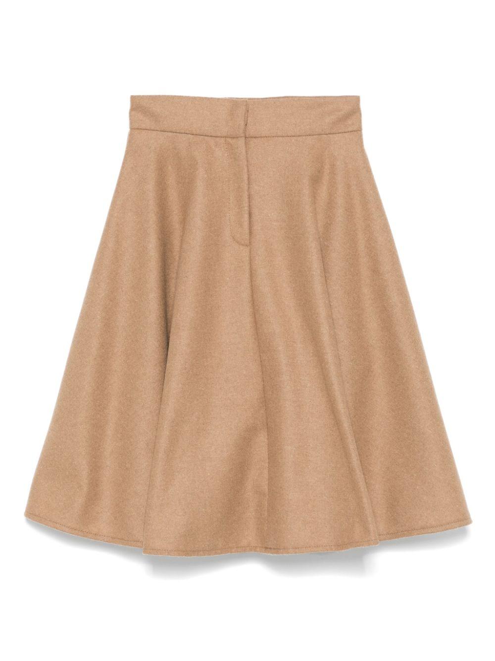 Gonna per bambina Elisabetta Franchi La Mia Bambina nera svasata - Rubino Kids