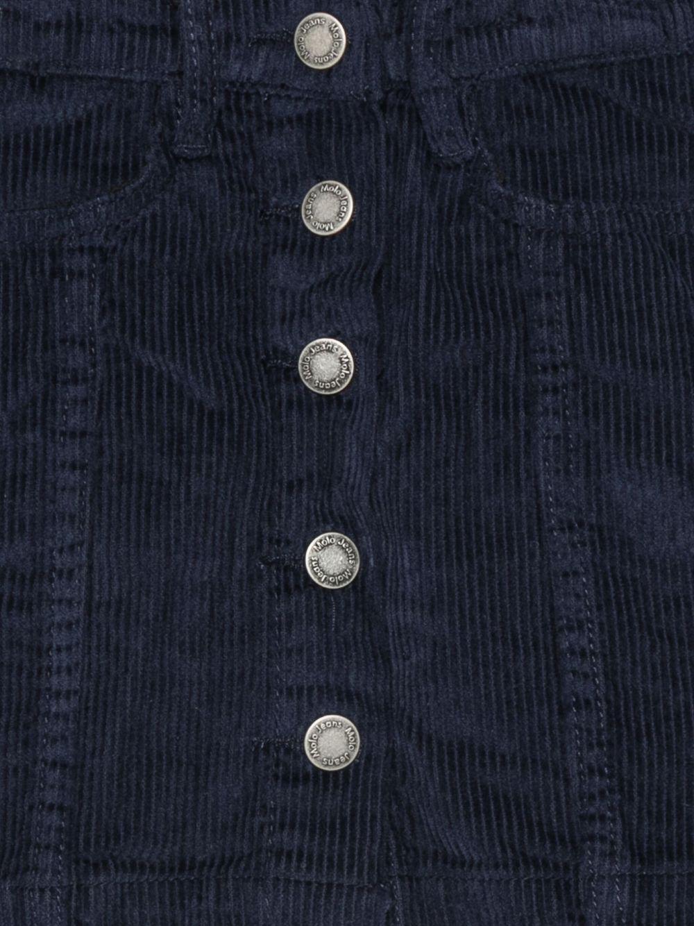 Gonna per bambina Molo blu a coste - Rubino Kids