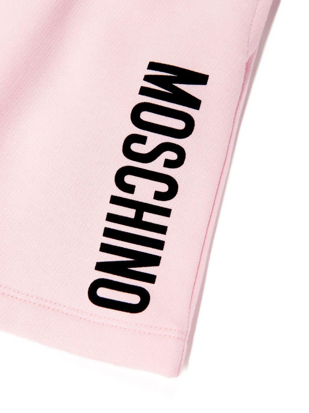 Gonna per bambina Moschino Kids rosa con vita elasticizzata - Rubino Kids