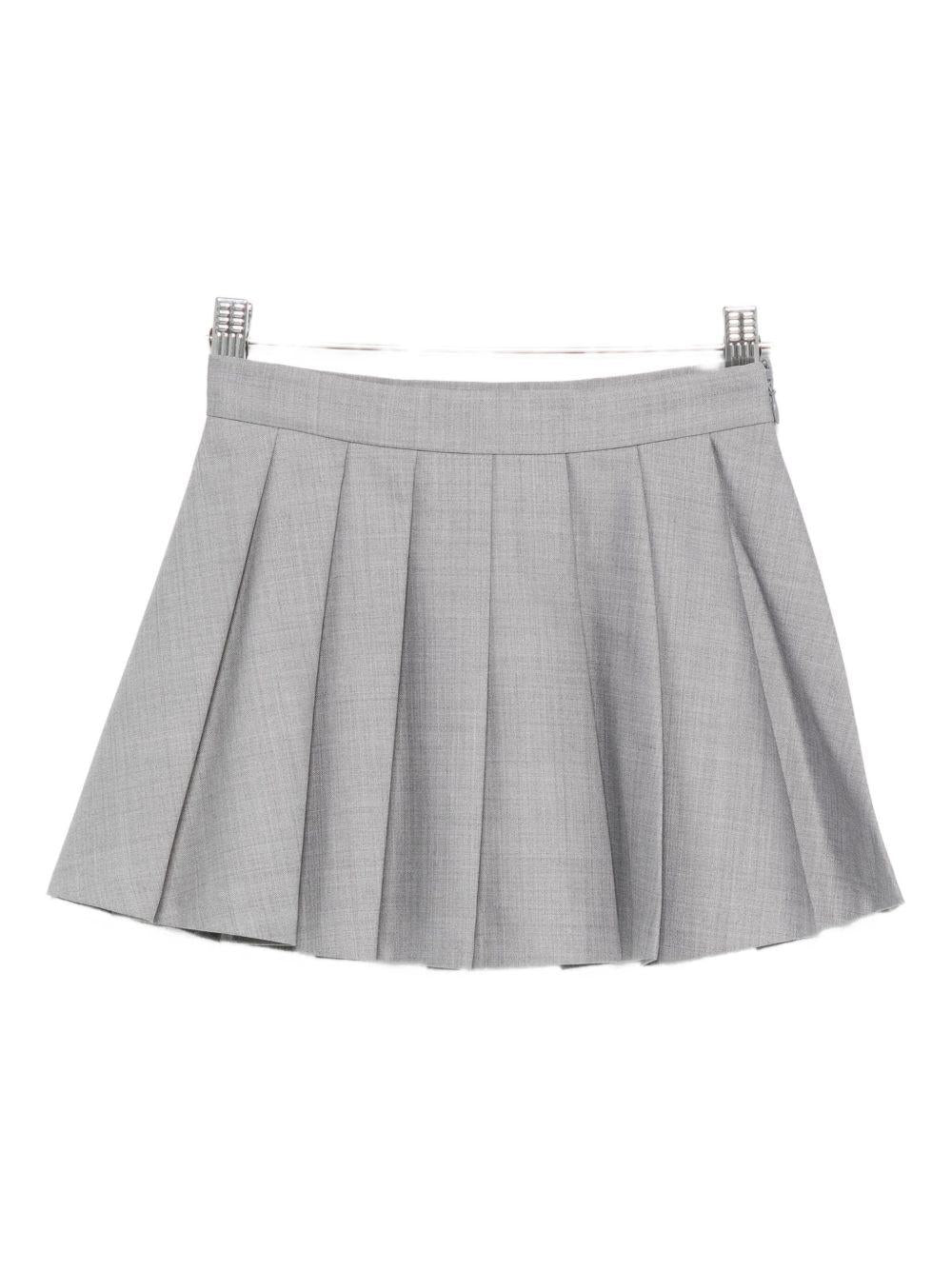 Gonna per bambina Pinko Kids grigia con design plissettato - Rubino Kids