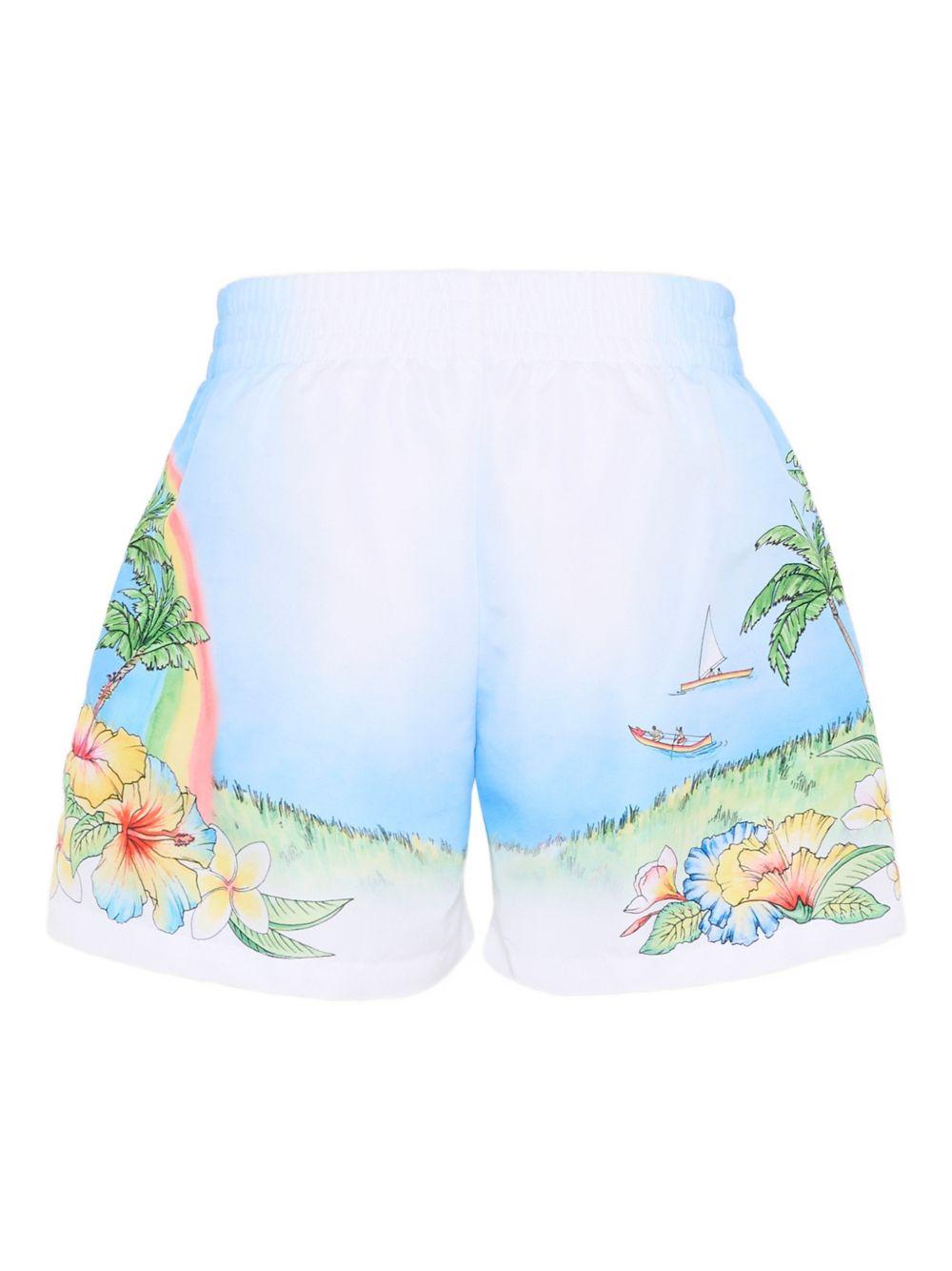 Costume per bambino Casablanca Kids blu con stampa fiori KSP26TR06302 ALOHA CASABLANCA KIDS
