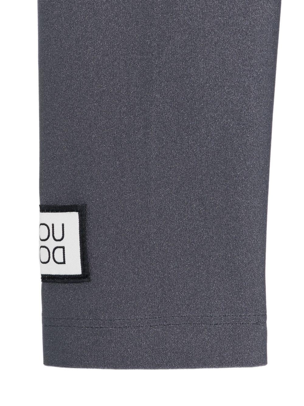 Leggins per bambina Douuod Kids grigio con vita elasticizzata DY6A20 J0331 917 DOUUOD