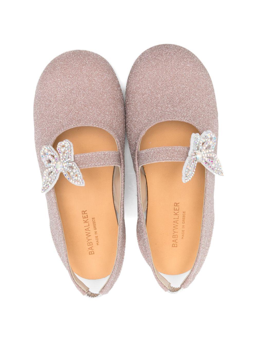 Ballerine per bambina BabyWalker rosa con cinturino posteriore PB5881 DUSTY PINK BABYWALKER