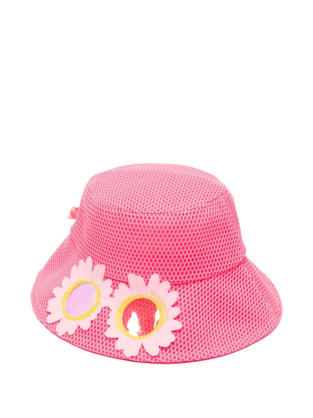 Cappello per bambina Billieblush rosa decorazione a fiori U22171 499 BILLIEBLUSH