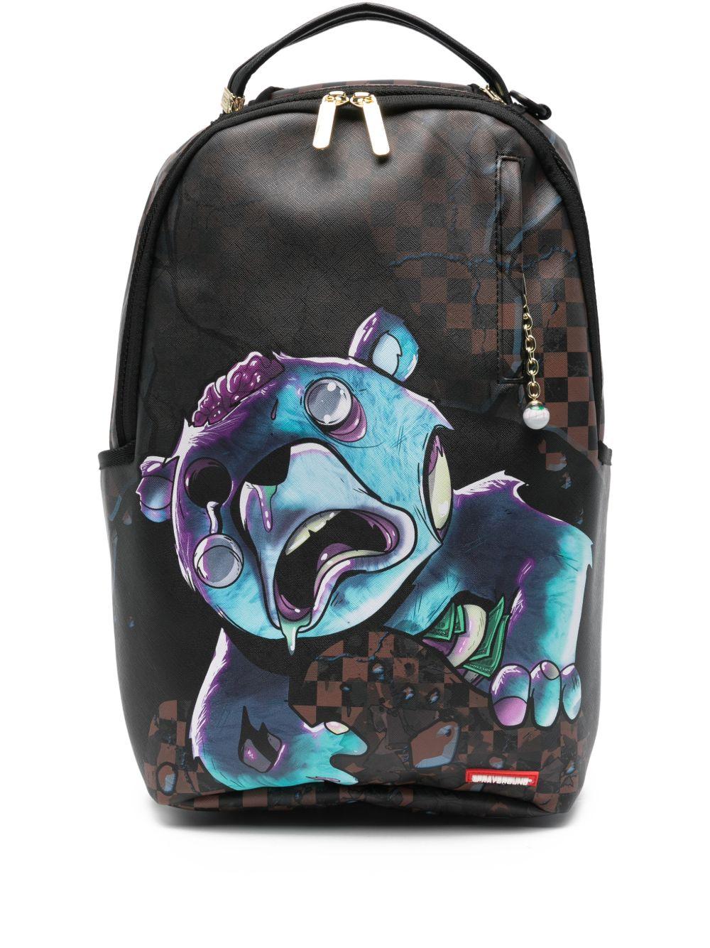 Zaino per bambino Sprayground kid multicolore con stampa grafica 910B8183 NSZ SPRAYGROUND