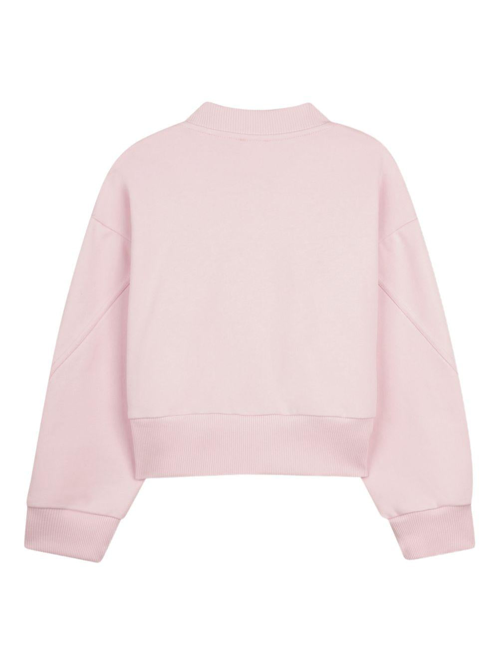 Felpa per bambina Givenchy Kids rosa con chiusura con cerniera H31143 44Z GIVENCHY KIDS