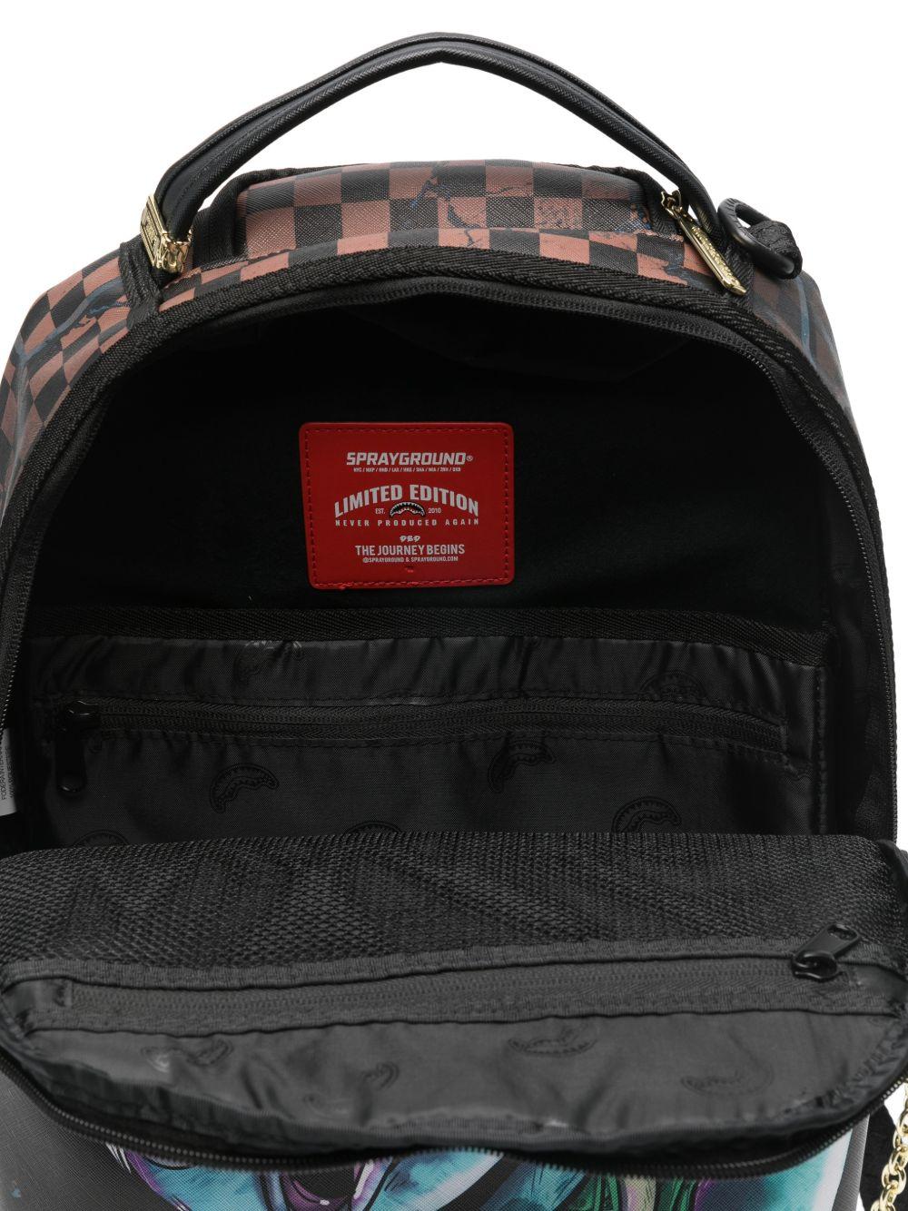 Zaino per bambino Sprayground kid multicolore con stampa grafica 910B8183 NSZ SPRAYGROUND