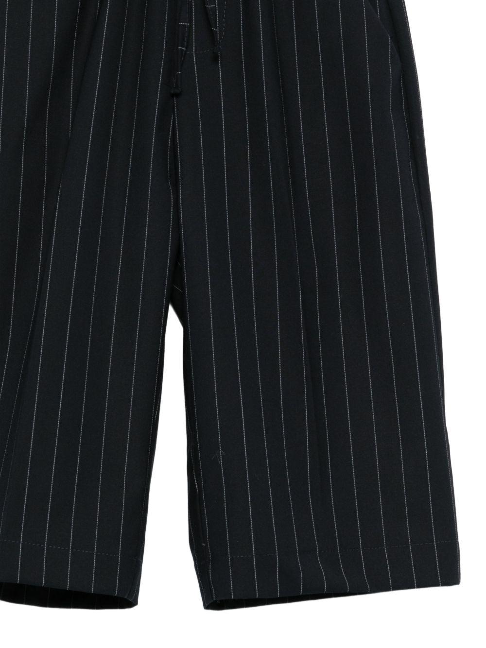 Shorts gessati per bambino Paolo Pecora Kids blu con coulisse PP4192 BLU PAOLO PECORA KIDS