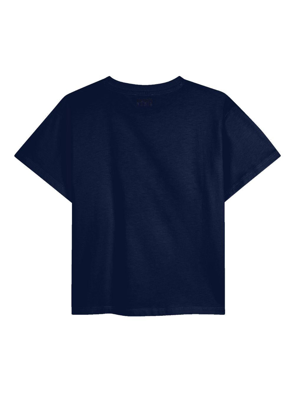 T-shirt per bambino Kenzo Kids blu con stampa logo K61699 84N KENZO KIDS