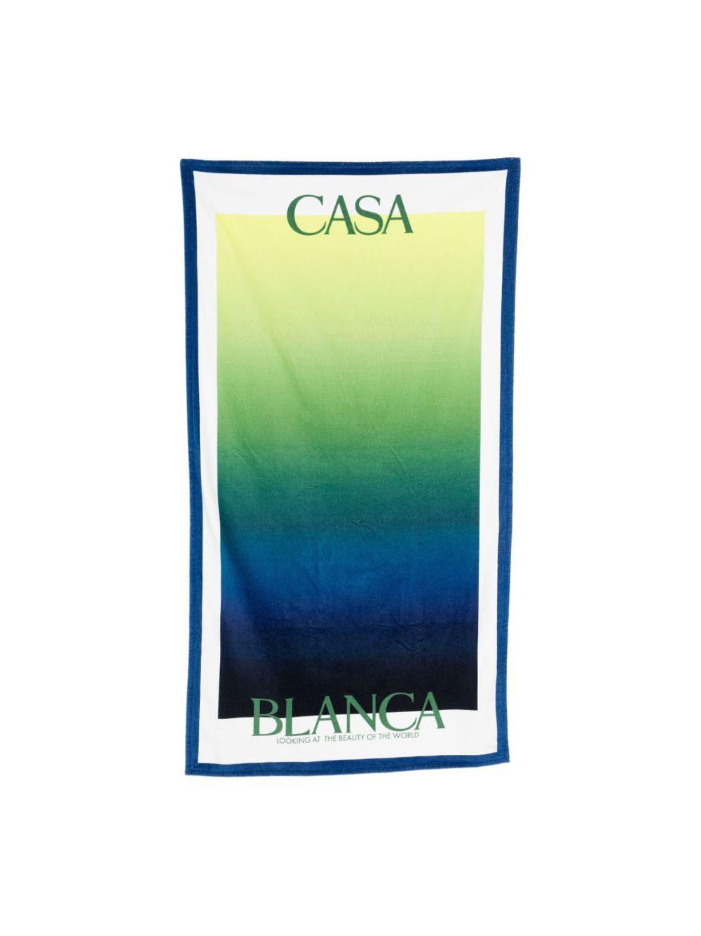 Telo mare per bambini Casablanca Kids multicolor con stampa del logo ASP26ACC00601 GRADIENT CASABLANCA KIDS