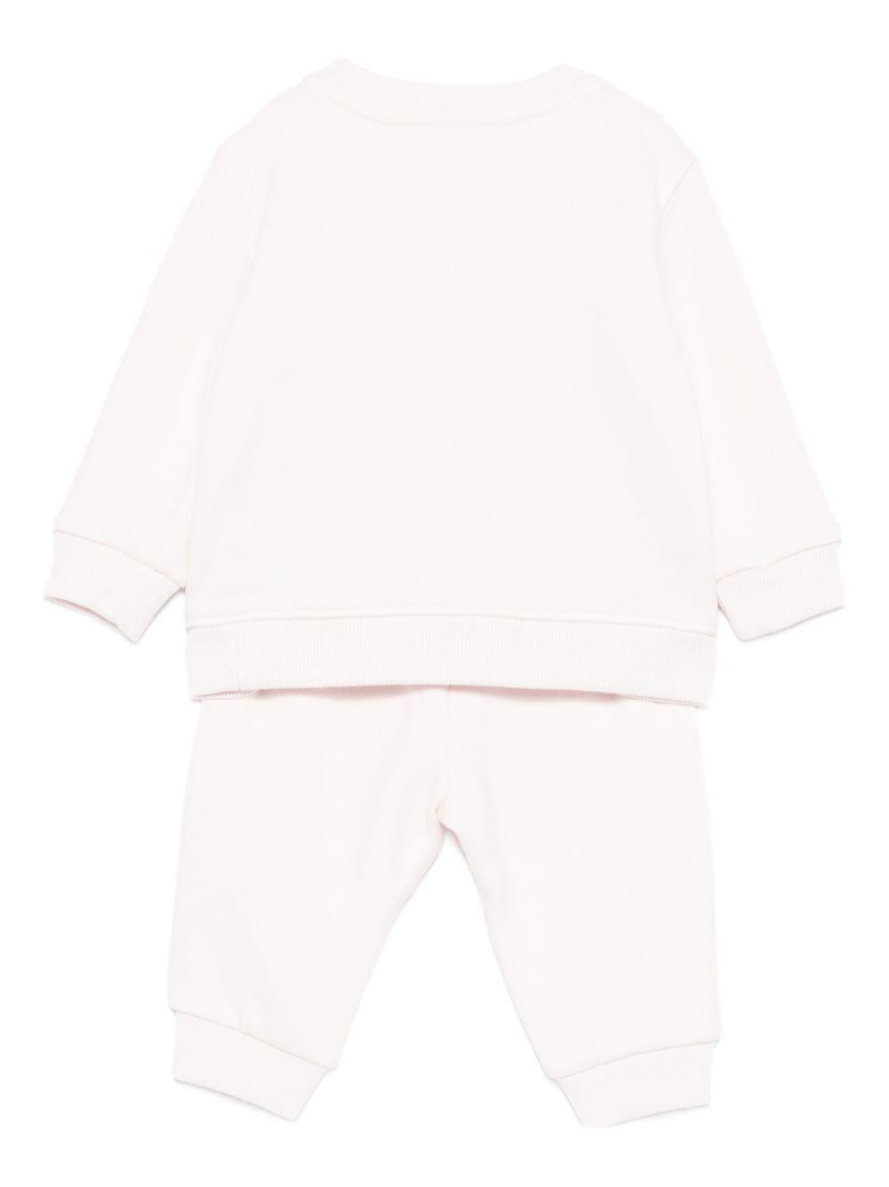 Set di maglia e pantaloni per neonata Polo Ralph Lauren Kids rosa con stampa grafica Teddy 310P02078 002 Ralph Lauren kids
