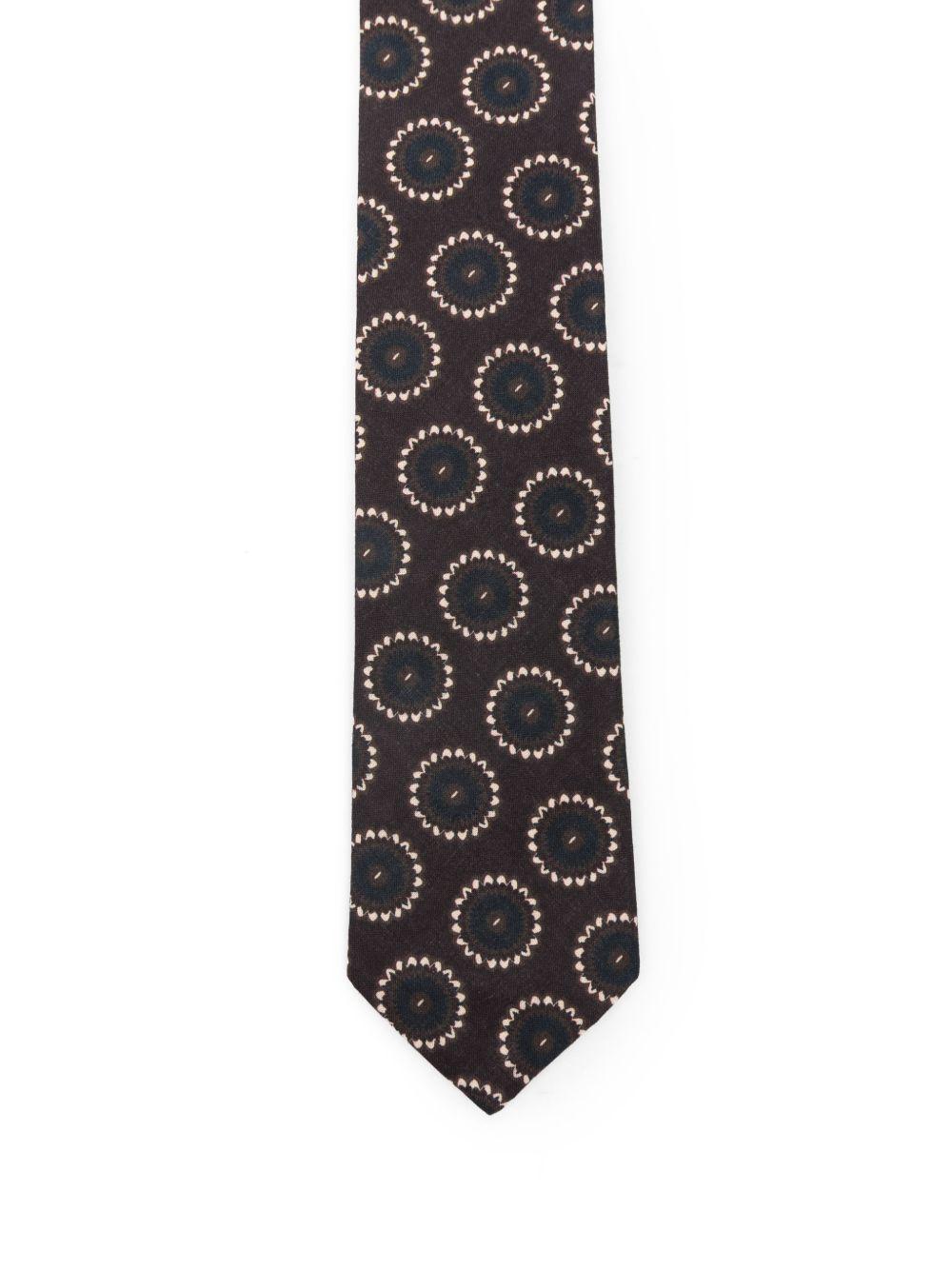 Cravatta per bambino Paolo Pecora Kids marrone a fantasia PP4334 EBANO PAOLO PECORA KIDS