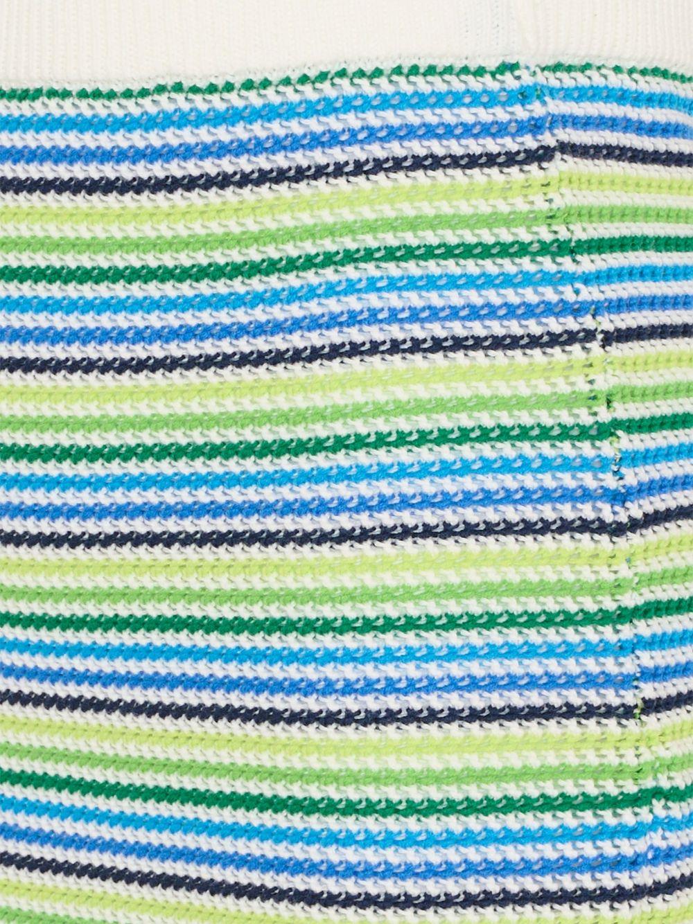 Gonna per bambina Casablanca Kids verde con vita elasticizzata KSP26KW136501 STRIPE CASABLANCA KIDS