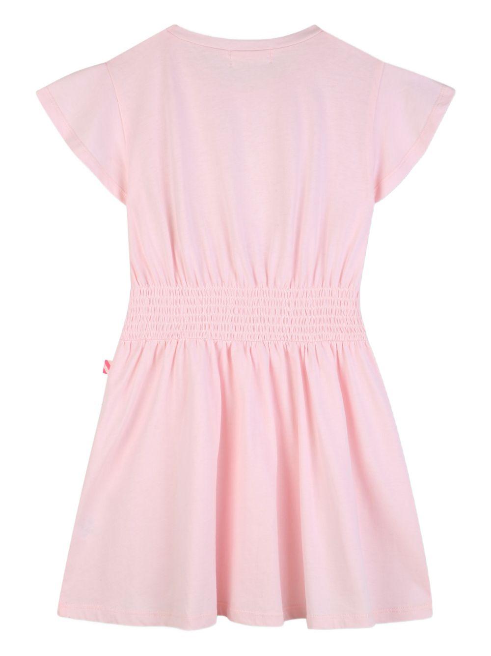 Abito per bambina Billieblush rosa con arricciatura in vita U21828 44L BILLIEBLUSH