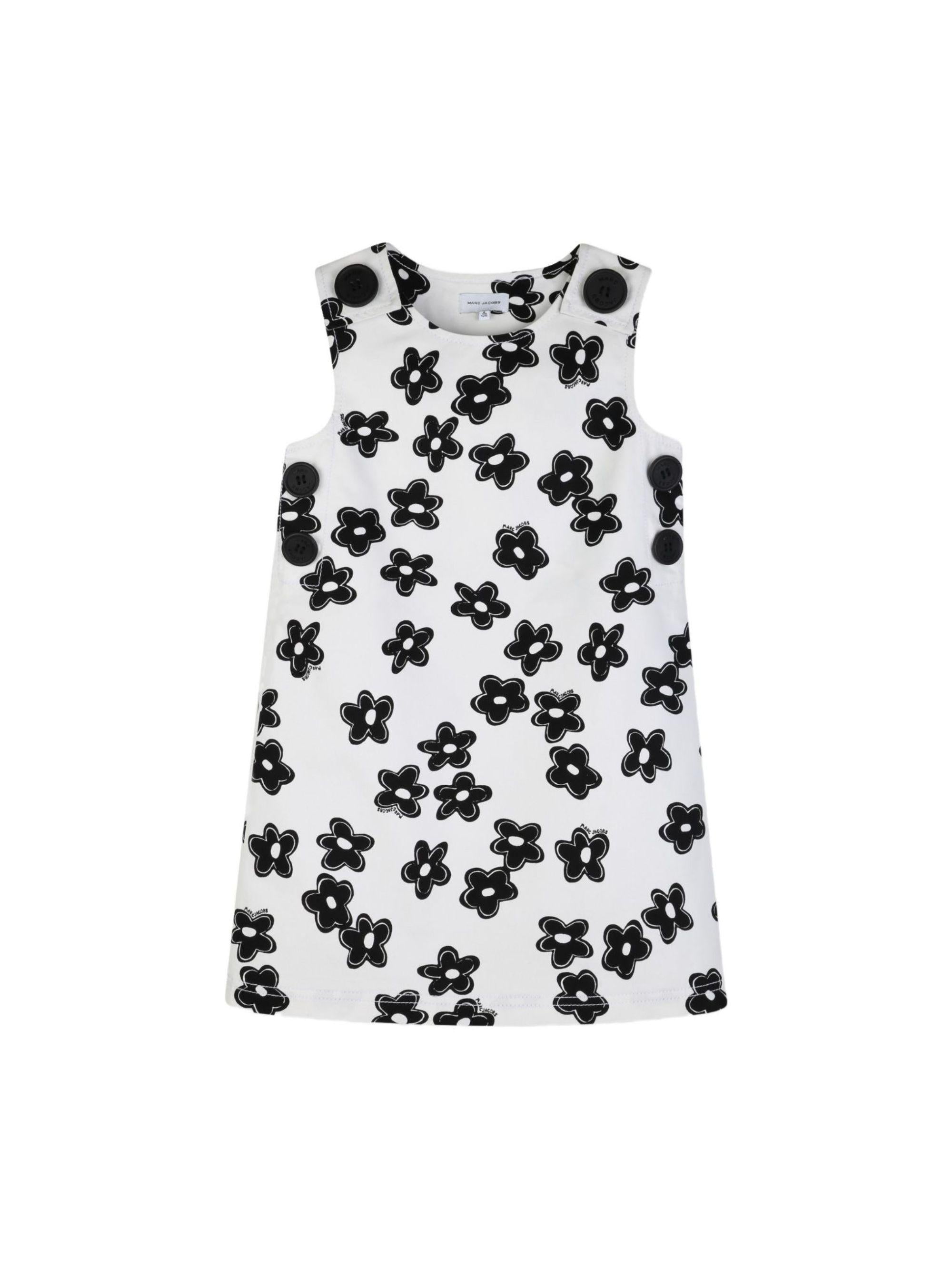 Abito per bambina The Marc Jacobs Kids bianco con stampa floreale W60721 126 THE MARC JACOBS KIDS