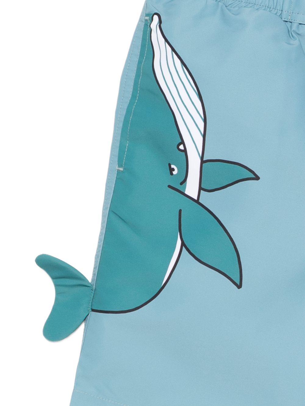 Costumi per bambino Stella McCartney Kids azzurro con grafica balene TYCP69 Z0433 642 STELLA McCARTNEY KIDS