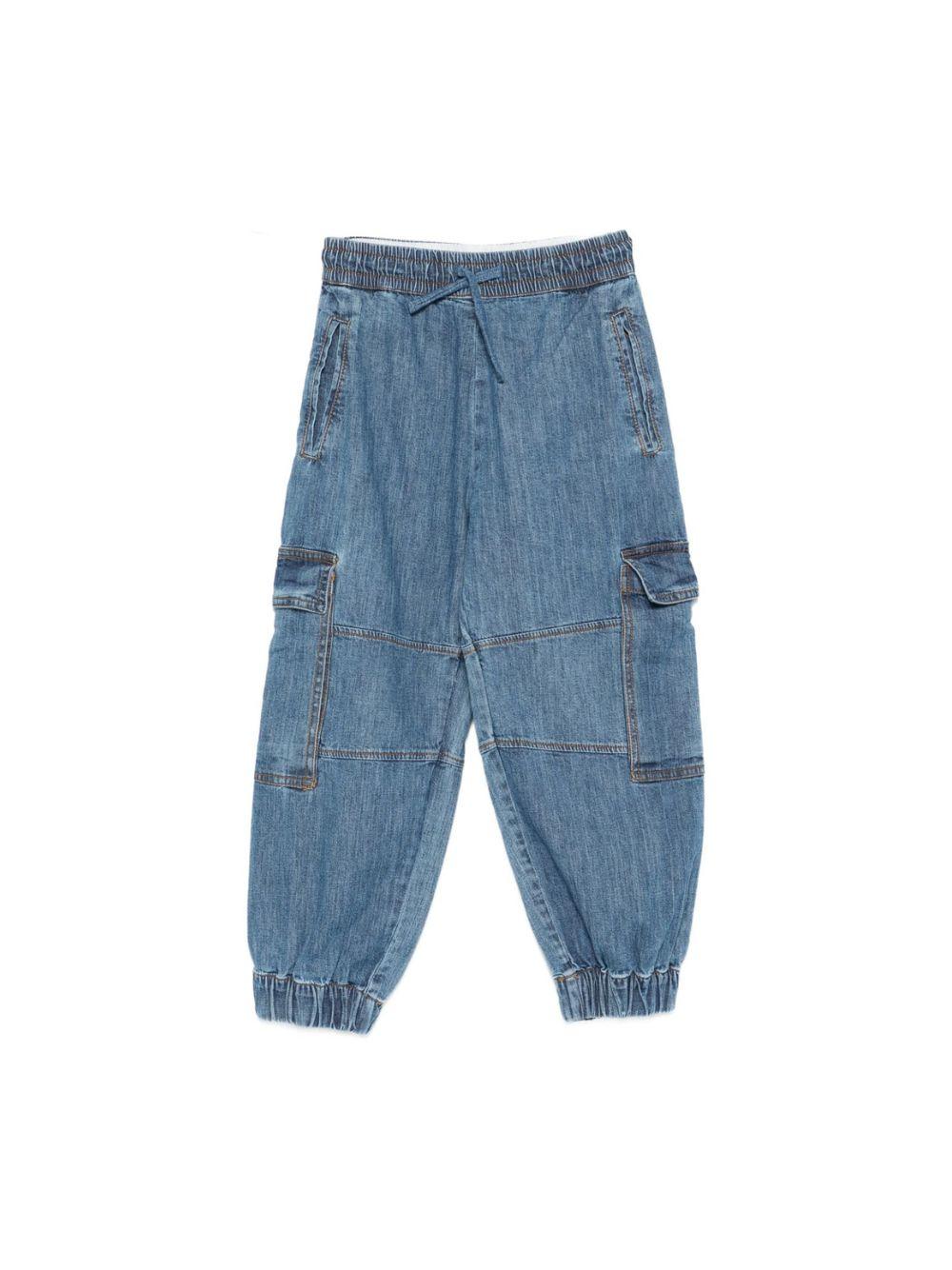 Pantaloni per bambino Molo denim con vita elasticizzata 2S26I107 2192 MOLO