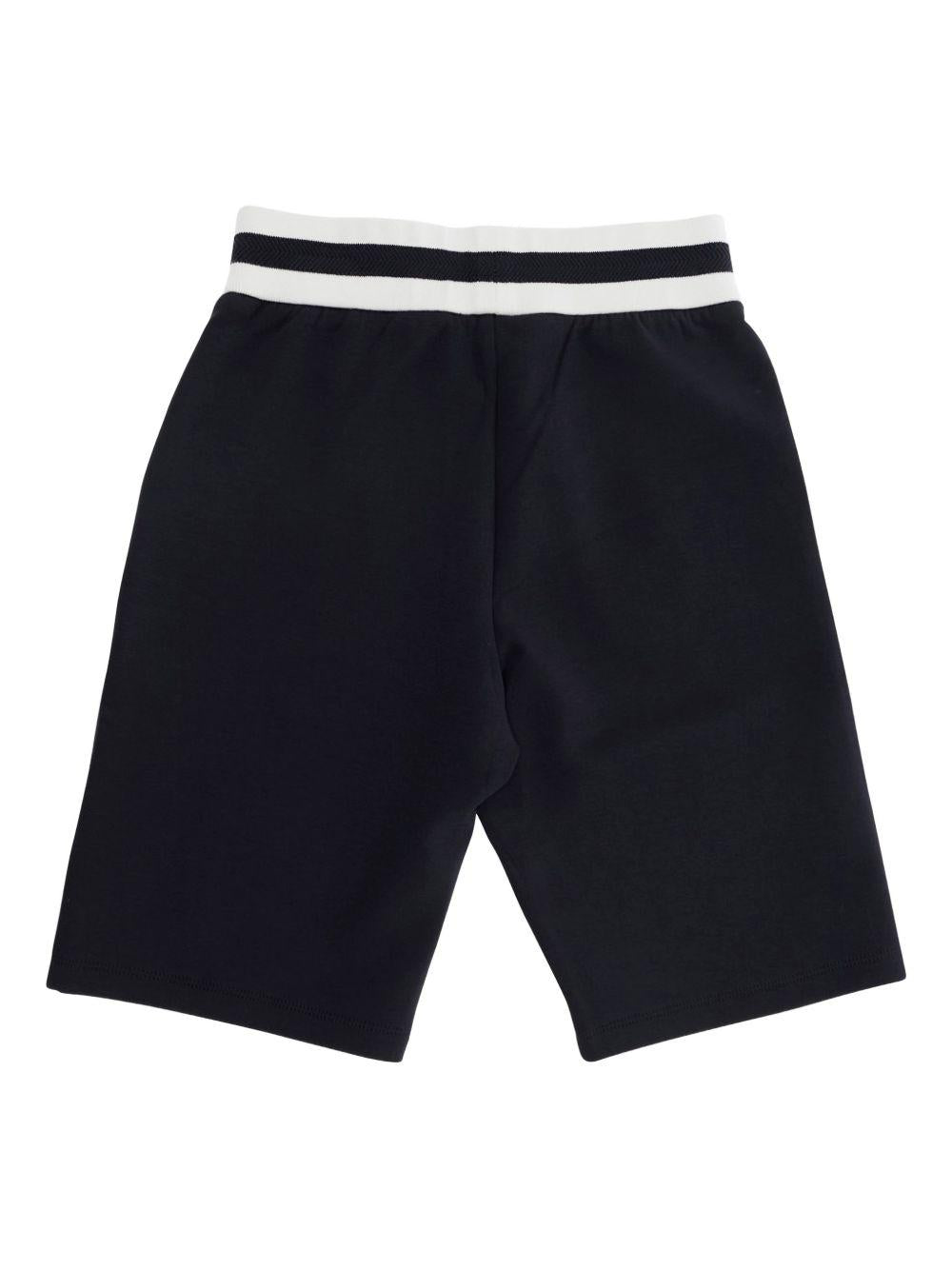 Shorts per bambino Emporio Armani Kids blu con caratteristico logo a forma di aquila EB000909 AF10126 UB118 EMPORIO ARMANI KIDS