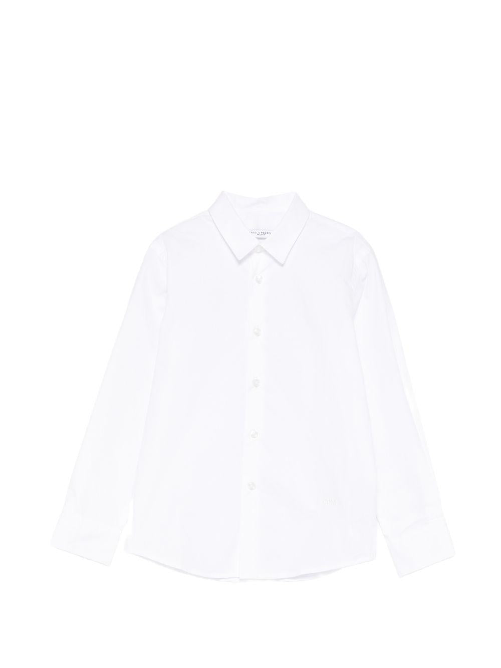 Camicia per bambino Paolo Pecora Kids bianca a maniche lunghe PP4225 BIANCO PAOLO PECORA KIDS