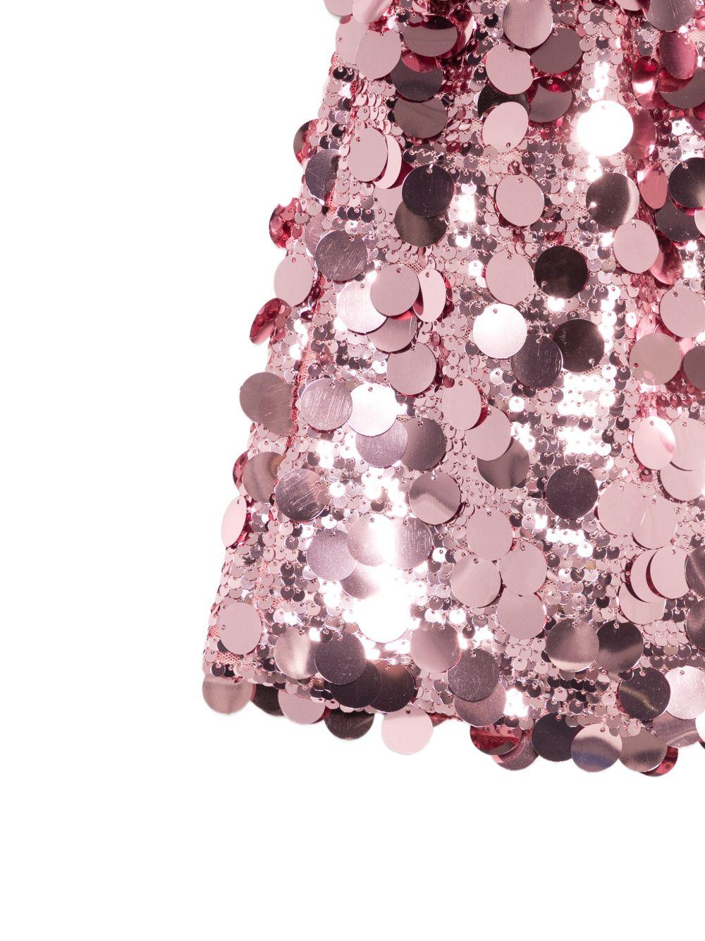 Gonna per bambina Douuod Kids rosa con decorazione con paillettes DY7A01 U0261 50R DOUUOD
