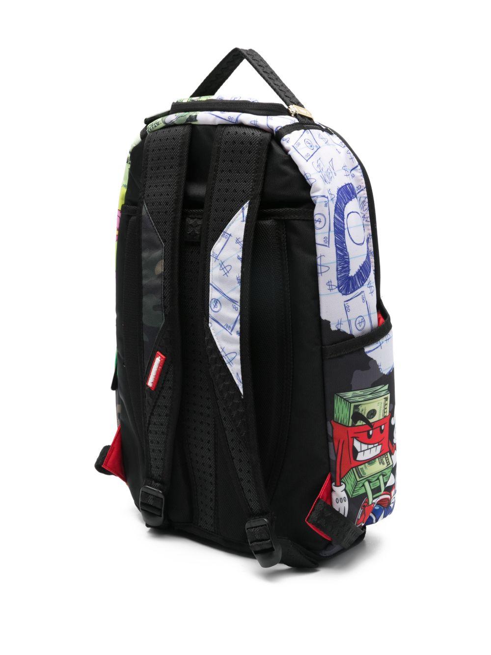 Zaino per bambino Sprayground kid multicolore con stampa grafica 910B8308 NSZ SPRAYGROUND