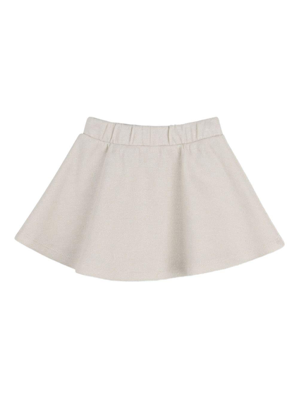 Set t-shirt, giacca e gonna per neonata Michael Kors Kids beige con design svasato R30546 215 MICHAEL KORS KIDS