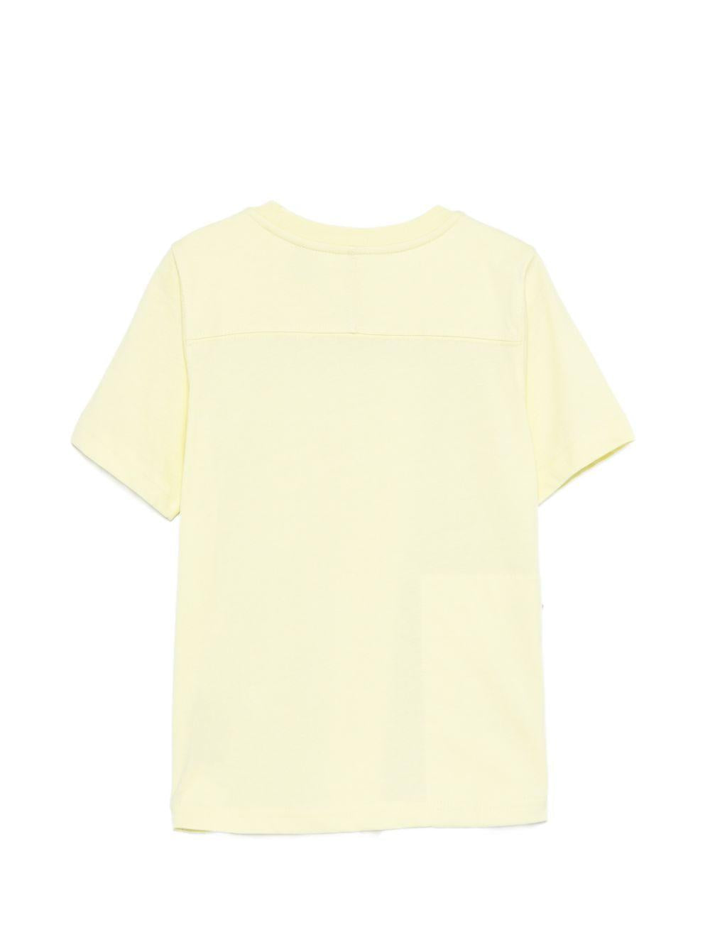 T-shirt per bambini K Way Kids gialla con dettaglio logo K7133YW W0Z K-WAY KIDS