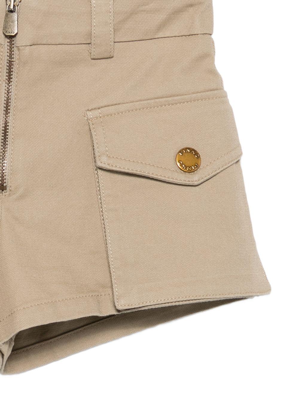 Shorts per bambina Pinko Kids beige con tasche KFBE0150CE023 0025 PINKO KIDS