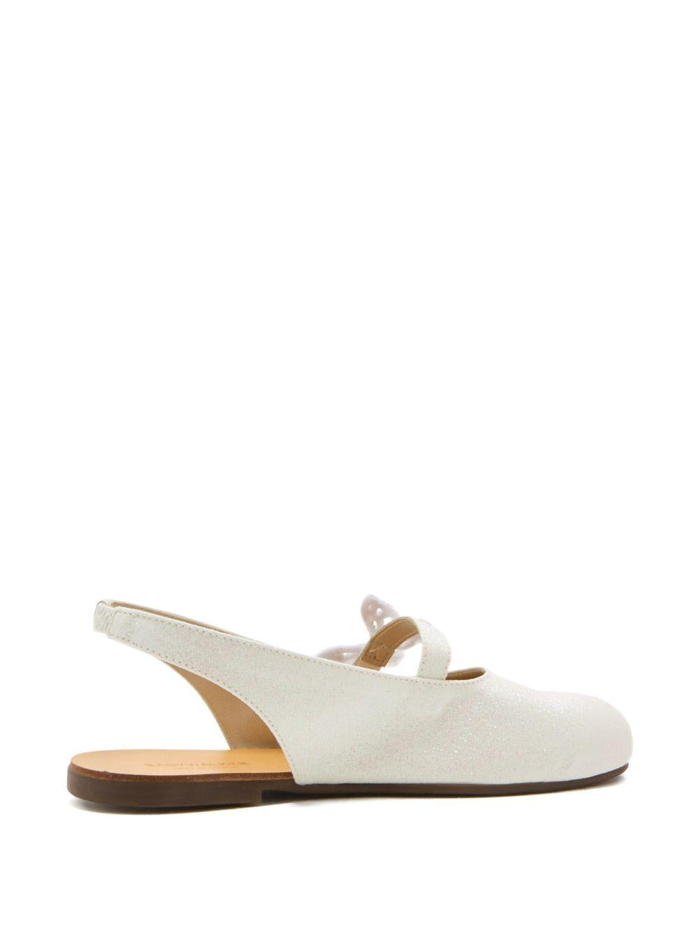 Ballerine per bambina BabyWalker bianco con cinturino posteriore PB5881 WHITE BABYWALKER