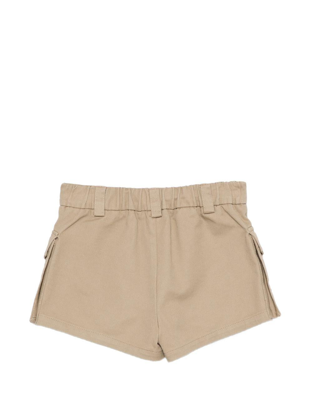 Shorts per bambina Pinko Kids beige con tasche KFBE0150CE023 0025 PINKO KIDS