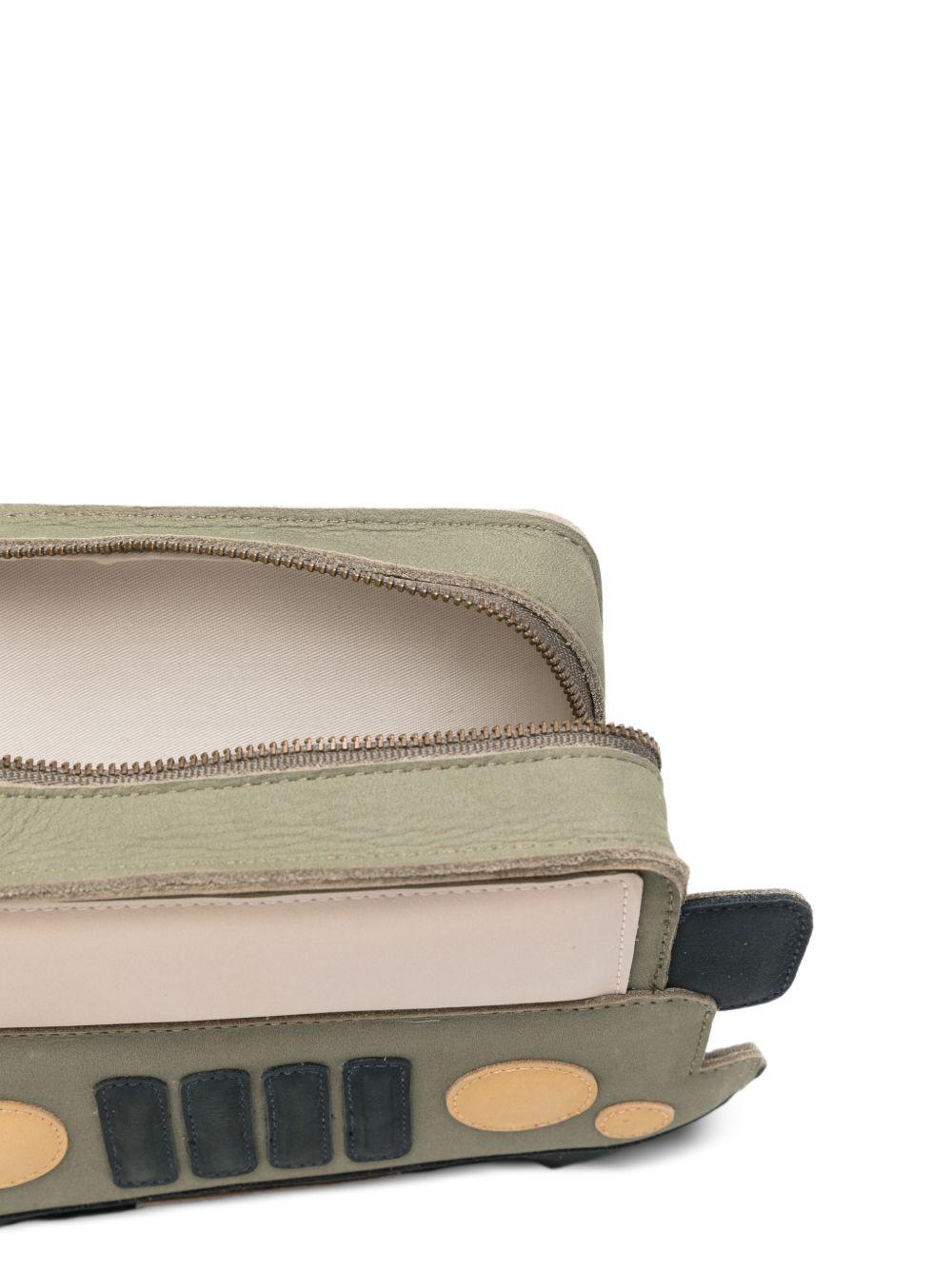 Zaino per bambino Donsje verde con dettaglio automobile 5520402 NL126 DONSJE