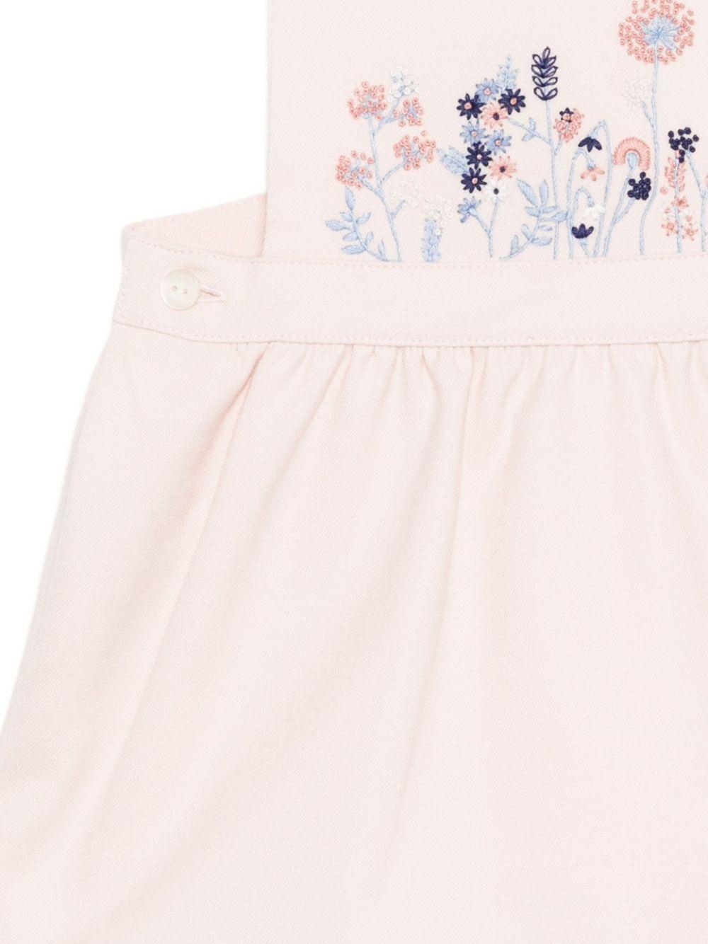 Abito per neonata Tartine Et Chocolat rosa con ricamo a fiori CB30011 31 TArtine & Chocolat