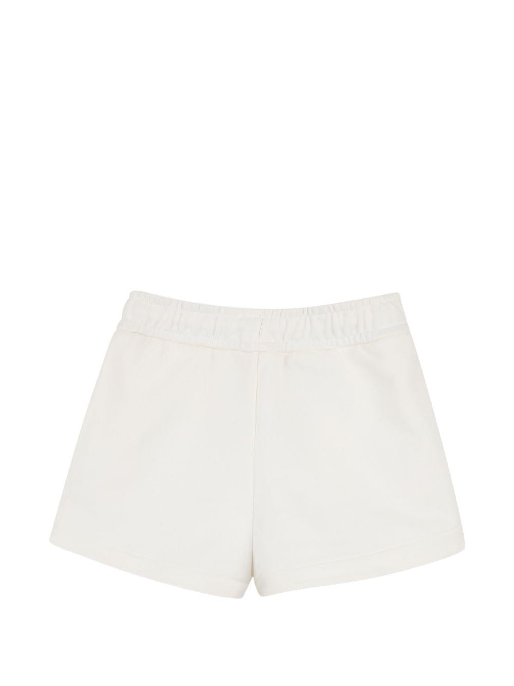 Shorts per bambina Chloé Kids bianco con coulisse C20846 117 CHLOE' KIDS