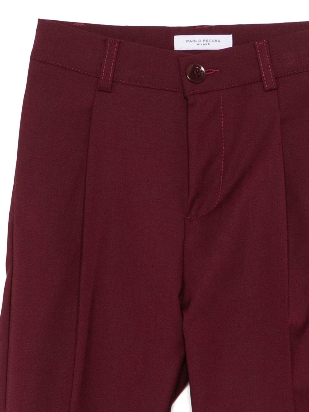 Completo per bambino Paolo Pecora Kids rosso ciliegia modello doppiopetto PP4212 CHERRY PAOLO PECORA KIDS