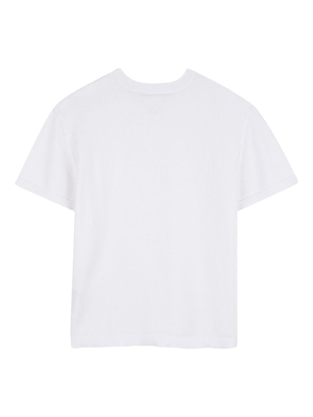 T-shirt per bambino Givenchy Kids bianca con taschino sul davanti H31124 10P GIVENCHY KIDS