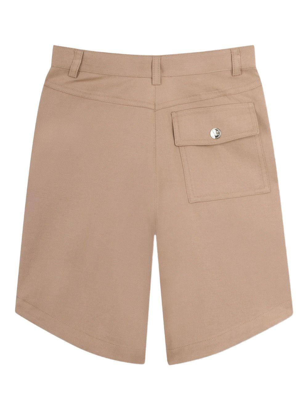 Shorts per bambina Michael Kors Kids marrone con tasche R30565 263 MICHAEL KORS KIDS