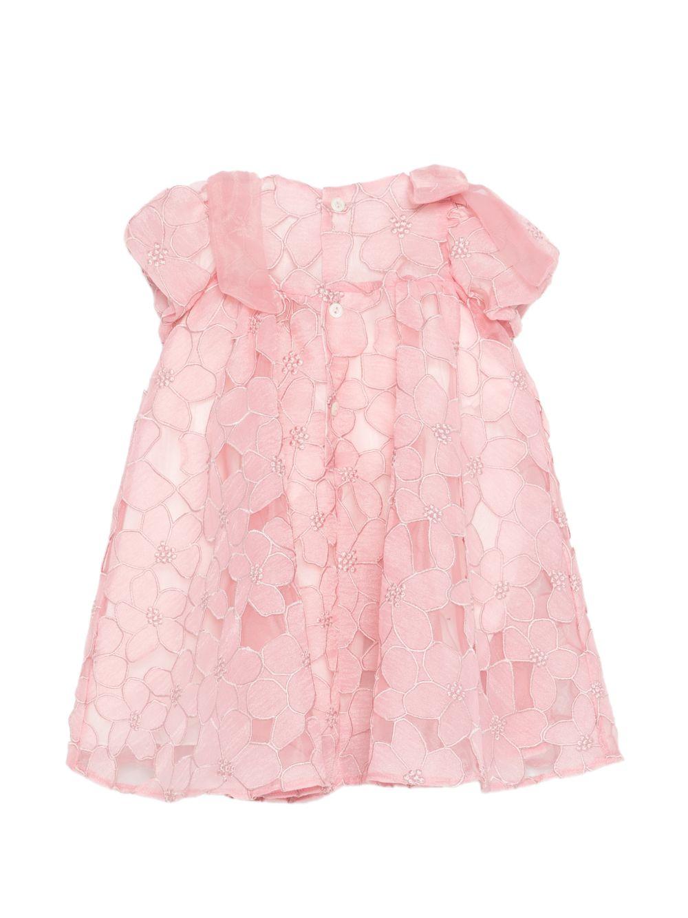 Abito per neonata La Stupenderia rosa con dettaglio fiocco 2CCAB68 X07 LA STUPENDERIA