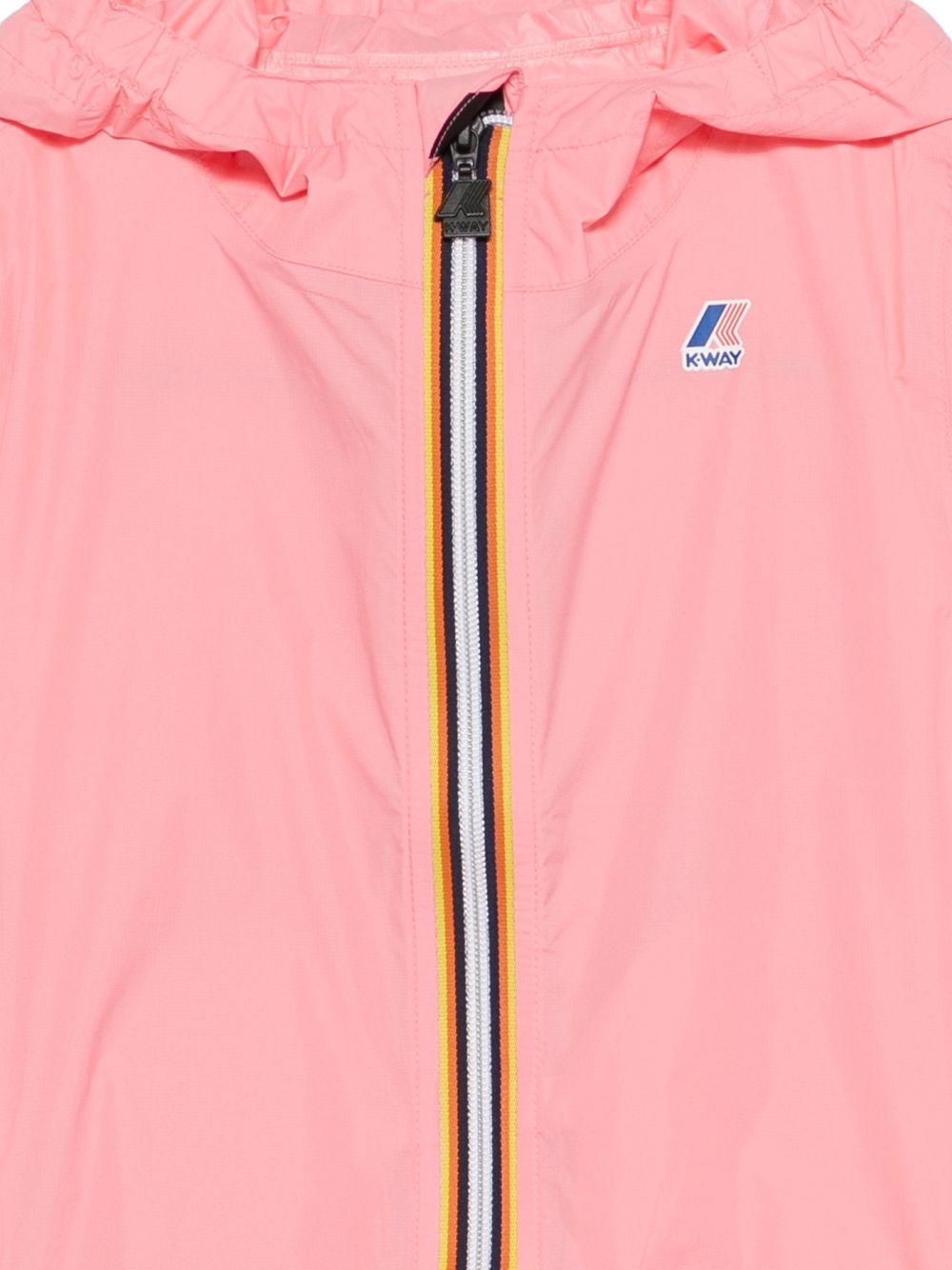Giubbino per bambina K-Way Kids rosa con cerniera K61336W Q28 K-WAY KIDS