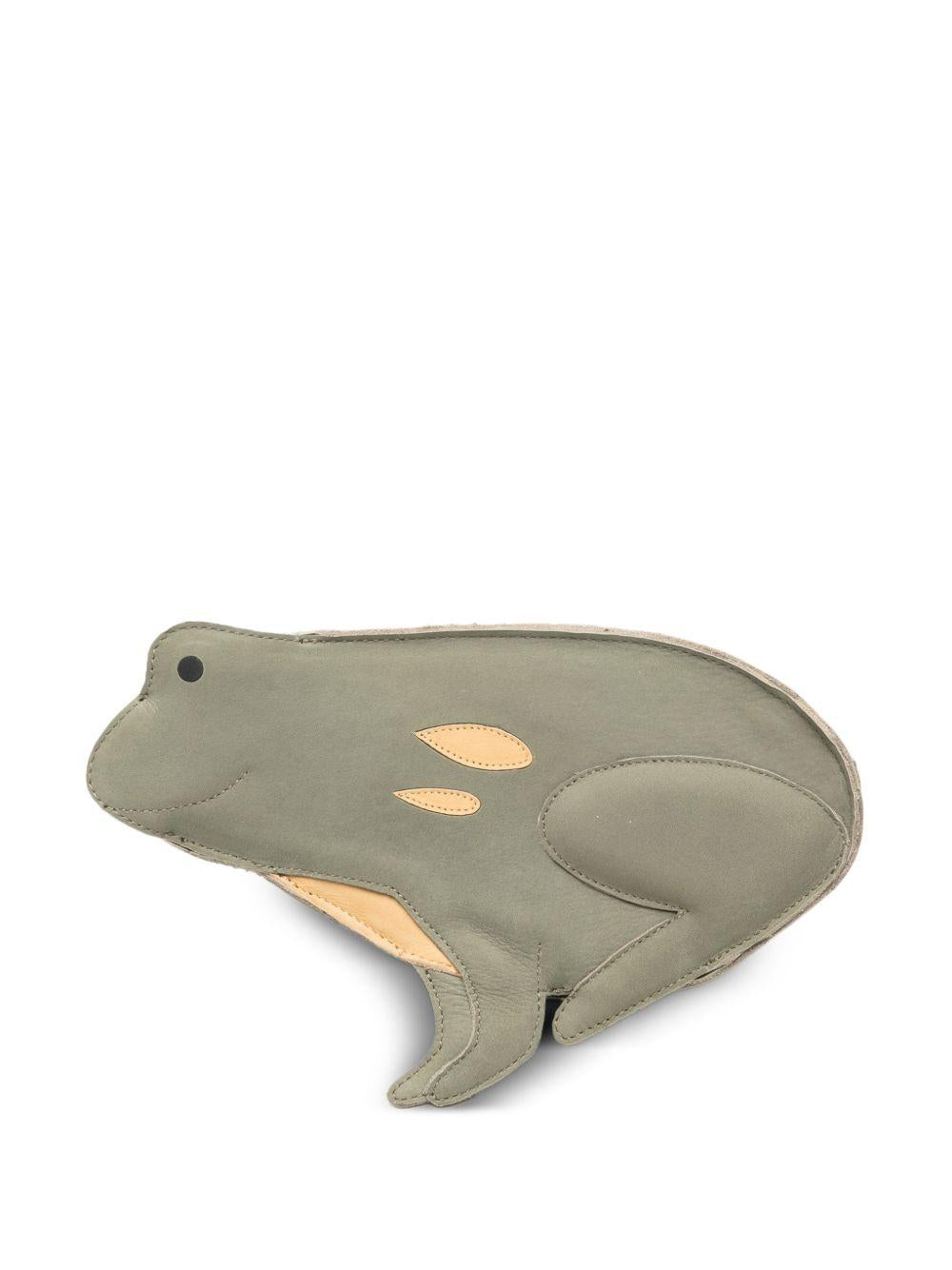 Zaino per bambino Donsje verde con applicazione rana 5519002 NL126 DONSJE